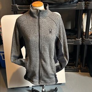 Spyder Gray Zip Up Sweater for Men